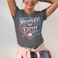 Respect The Drip Baseball Player Unisex Jersey T-Shirt