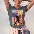 Retro Baseball Drip Boys Ice Cream Patriotic American Flag Unisex Jersey T-Shirt