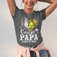 Senior Papa Class Of 2026 Baseball Softball Graduation Heart Unisex Jersey T-Shirt Senior Papa Class Of 2026 Baseball Softball Graduation Heart Unisex Jersey T-Shirt
