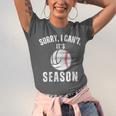 Sorry I Can't It's Volleyball Baseball Season Mom Of Both Unisex Jersey T-Shirt Sorry I Can't It's Volleyball Baseball Season Mom Of Both Unisex Jersey T-Shirt