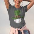 St Patricks Day Shamrock Baseball Saint Paddy's Kids Boys Unisex Jersey T-Shirt