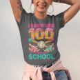 I Survived 100 Days Of School Baseball Ice Cream Drip Unisex Jersey T-Shirt
