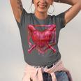 Valentines Day Baseball Red Heart Dab Boys Girls Kids Unisex Jersey T-Shirt