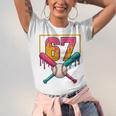 Baseball Ice Cream Drip Number 67 Player 67th Birthday Premium Tri-Blend Unisex Jersey T-Shirt Baseball Ice Cream Drip Number 67 Player 67th Birthday Premium Tri-Blend Unisex Jersey T-Shirt