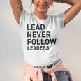 Baseball Lead Never Follow Leaders Team Captain Leadership Premium Tri-Blend Unisex Jersey T-Shirt