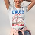 Bruh It's My 2nd Birthday Boy Baseball Themed Party Unisex Jersey T-Shirt