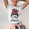 Classy Nana Life Soccer Messy Bun Baseball Mother's Day Unisex Jersey T-Shirt Classy Nana Life Soccer Messy Bun Baseball Mother's Day Unisex Jersey T-Shirt