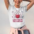 Cute Dentist Valentine Love You To The Molars Teeth Pun Raglan Baseball Tee Unisex Jersey T-Shirt