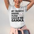 My Favorite Baseball Player Calls Me Gamma Unisex Jersey T-Shirt