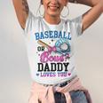 Gender Reveal Baseball Or Bows Daddy Loves You Unisex Jersey T-Shirt Gender Reveal Baseball Or Bows Daddy Loves You Unisex Jersey T-Shirt