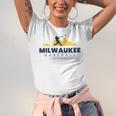 Milwaukee Baseball Minimalist City Skyline Baseball Lover Unisex Jersey T-Shirt