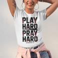 Play Hard Pray Hard Youth Boy Christian Baseball Jesus Unisex Jersey T-Shirt Play Hard Pray Hard Youth Boy Christian Baseball Jesus Unisex Jersey T-Shirt