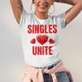 Singles Unite Valentines Day Humor For Singles Raglan Baseball Tee Unisex Jersey T-Shirt Singles Unite Valentines Day Humor For Singles Raglan Baseball Tee Unisex Jersey T-Shirt