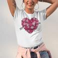 Valentine's Day Baseball Heart Softball Player Sports Lover Unisex Jersey T-Shirt