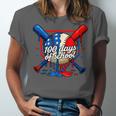 100 Days Of School 100th Day Youth Drip Baseball Boys Kid Unisex Jersey T-Shirt