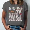 100 Days Of School Baseball 100th Day Of School Coquette Bow Unisex Jersey T-Shirt 100 Days Of School Baseball 100th Day Of School Coquette Bow Unisex Jersey T-Shirt