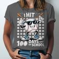 100 Days Of School Baseball Bat 100th Day Of School Unisex Jersey T-Shirt