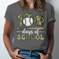 100 Days Of School Baseball Camo Art For Boys Kids Students Unisex Jersey T-Shirt 100 Days Of School Baseball Camo Art For Boys Kids Students Unisex Jersey T-Shirt