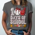 100 Days Of School Cute Bow Baseball Boy Girl Teacher Unisex Jersey T-Shirt