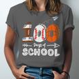 100th Day Of School Basketball Baseball Football Kids Boys Unisex Jersey T-Shirt