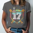 17th Birthday Baseball Drip Number 17 Year Old Birthday Boy Unisex Jersey T-Shirt 17th Birthday Baseball Drip Number 17 Year Old Birthday Boy Unisex Jersey T-Shirt