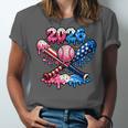 2026 American Flag Baseball Ice Cream Drip Bats Boys Unisex Jersey T-Shirt 2026 American Flag Baseball Ice Cream Drip Bats Boys Unisex Jersey T-Shirt
