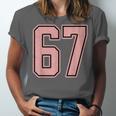 6 7 Number 67 Baseball Meme Tee For Women Unisex Jersey T-Shirt