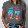 I Was 6 Now I'm 7 67 Birthday Baseball Drip 7 Year Old Unisex Jersey T-Shirt I Was 6 Now I'm 7 67 Birthday Baseball Drip 7 Year Old Unisex Jersey T-Shirt