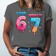 I Was 6 Now I'm 7 Birthday Baseball Drip For Boys Kid Unisex Jersey T-Shirt I Was 6 Now I'm 7 Birthday Baseball Drip For Boys Kid Unisex Jersey T-Shirt