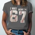 I Was 6 Now I'm 7 Year Old Birthday 67 Meme Baseball Bday Unisex Jersey T-Shirt I Was 6 Now I'm 7 Year Old Birthday 67 Meme Baseball Bday Unisex Jersey T-Shirt