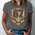 67 Baseball Meme Vintage Sports Crest Retro 67 Player Unisex Jersey T-Shirt 67 Baseball Meme Vintage Sports Crest Retro 67 Player Unisex Jersey T-Shirt