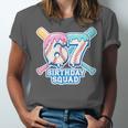 67th Birthday Squad Baseball Ice Cream Drip Birthday Squad Unisex Jersey T-Shirt