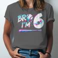 6th Birthday Boy Bro I'm 6 Year Old Baseball Ice Cream Drip Unisex Jersey T-Shirt 6th Birthday Boy Bro I'm 6 Year Old Baseball Ice Cream Drip Unisex Jersey T-Shirt