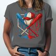 American Baseball Drip Graffiti Ball And Bat Unisex Jersey T-Shirt