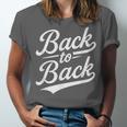 Back To Back For Boys Girls Men Women Baseball Unisex Jersey T-Shirt