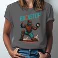 Backstop Catcher Baseball Graphic Unisex Jersey T-Shirt