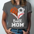 Ball Mom Heart Soccer Basketball Baseball Football Mom Unisex Jersey T-Shirt Ball Mom Heart Soccer Basketball Baseball Football Mom Unisex Jersey T-Shirt