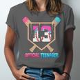 Baseball 13 Year Ice Cream Drip 13th Bday Official Teenager Unisex Jersey T-Shirt