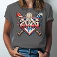 Baseball 2026 Ice Cream Drip Bats For Boys Birthday Graphic Unisex Jersey T-Shirt Baseball 2026 Ice Cream Drip Bats For Boys Birthday Graphic Unisex Jersey T-Shirt