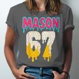 Baseball 6 7 Ice Cream Drip Number 67 Six Seven Meme Unisex Jersey T-Shirt Baseball 6 7 Ice Cream Drip Number 67 Six Seven Meme Unisex Jersey T-Shirt