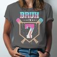 Baseball 7 Year Old Ice Cream Drip 7th Birthday Boys Player Unisex Jersey T-Shirt