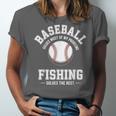 Baseball & Fishing Unisex Jersey T-Shirt