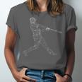 Baseball Batter Line Abstract Geometry Team Player Family Unisex Jersey T-Shirt Baseball Batter Line Abstract Geometry Team Player Family Unisex Jersey T-Shirt