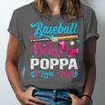Baseball Or Bows Poppa Loves You Gender Reveal Unisex Jersey T-Shirt Baseball Or Bows Poppa Loves You Gender Reveal Unisex Jersey T-Shirt