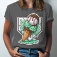 Baseball Boys Ice Cream Drip Baseball Boys Youth Mint Choco Unisex Jersey T-Shirt