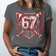 Baseball Candy Cane Drip 6 7 Six Seven Meme Christmas Boys Unisex Jersey T-Shirt Baseball Candy Cane Drip 6 7 Six Seven Meme Christmas Boys Unisex Jersey T-Shirt