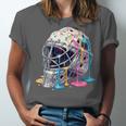 Baseball Catcher Mask Ice Cream Dripping Baseball Boys Unisex Jersey T-Shirt