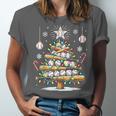 Baseball Christmas Tree Lights Unisex Jersey T-Shirt Baseball Christmas Tree Lights Unisex Jersey T-Shirt