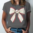 Baseball Coquette Bow Cute Baseball Game Unisex Jersey T-Shirt