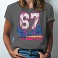 Baseball Drip 67 Meme Six Seven 6-7 Gen Alpha Slang Unisex Jersey T-Shirt Baseball Drip 67 Meme Six Seven 6-7 Gen Alpha Slang Unisex Jersey T-Shirt